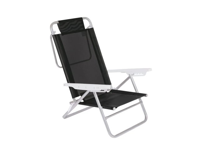 Cadeira Reclinvel Summer Preta