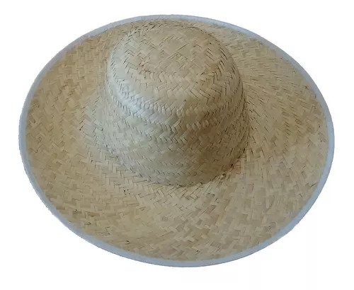 Chapu Palha Praia Simples Orlando Oferto Aba 10cm
