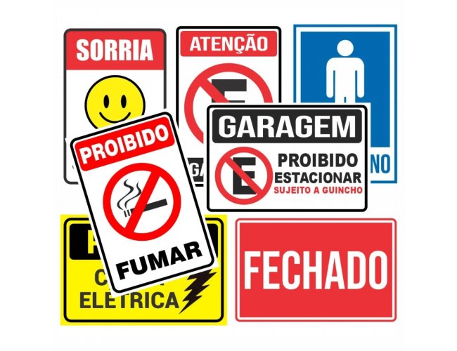 Placas de Sinalizao