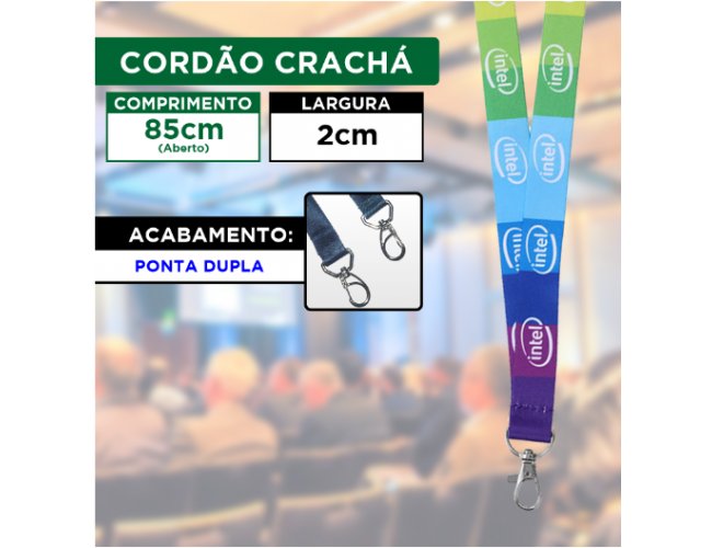 CORDO DE CRACH C/ PONTA DUPLA MOSQUETE DE METAL