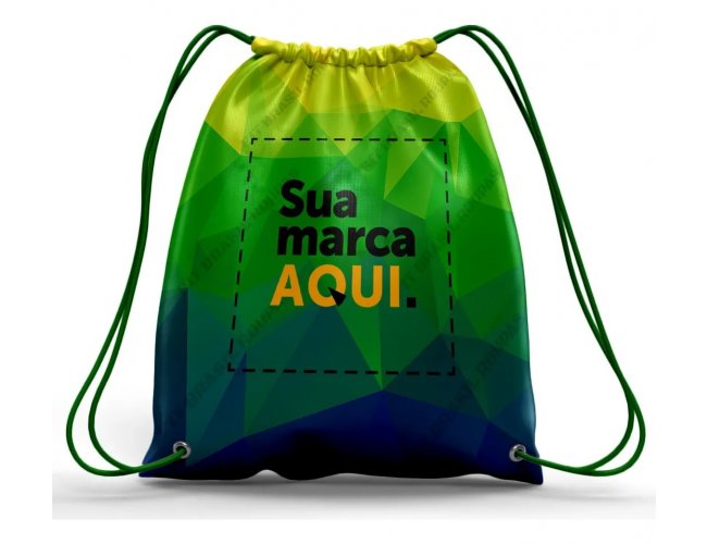 Mochilas saco em polister